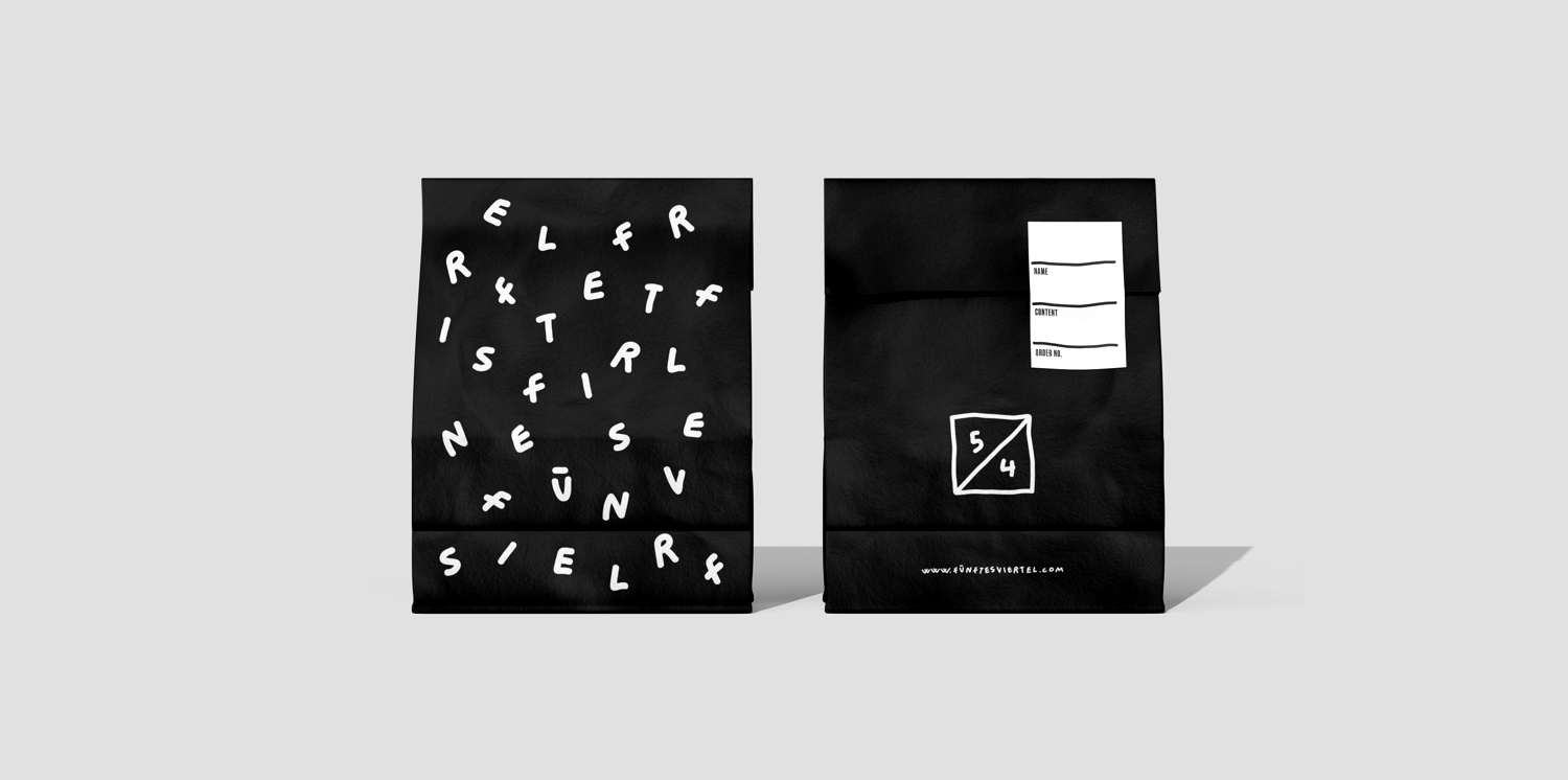 Foodbag mit Fünftes-Viertel-Branding